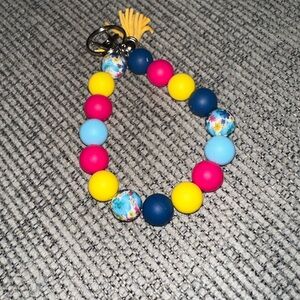 Handmade wristlet keychains